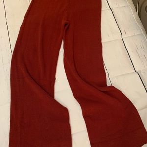 COPY - NWT Umgee burgundy sweater pants